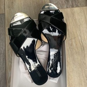 Jimmy Choo Panna cork wedge sandals Size 38.5